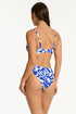 Sea Level Seascape Twist Bandeau Top